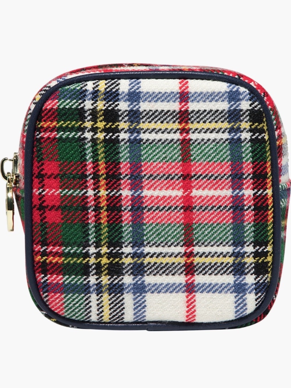 Stony Clover Lane mini plaid pouch; brand new with tags and plastic